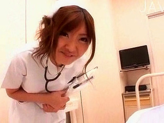 Nippon babe swallows his load before getting anus stretched by XXX threeway in Tokyo